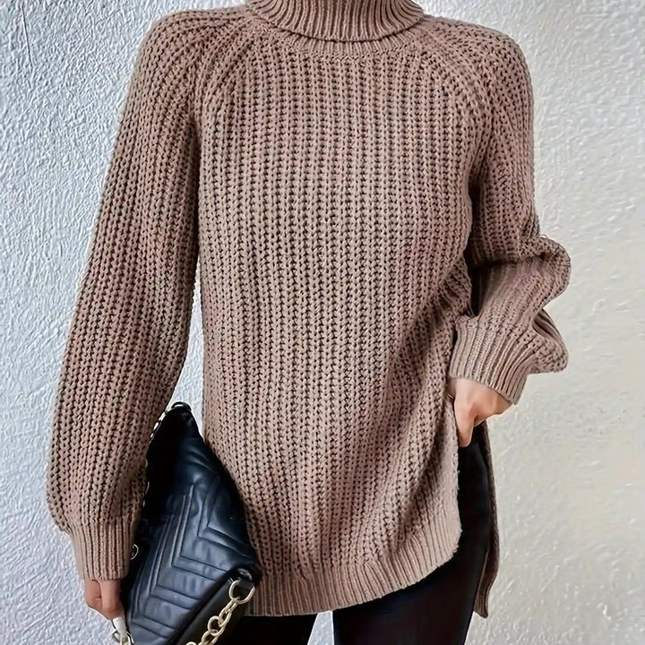 Sienna – Ribbed Turtleneck Sweater