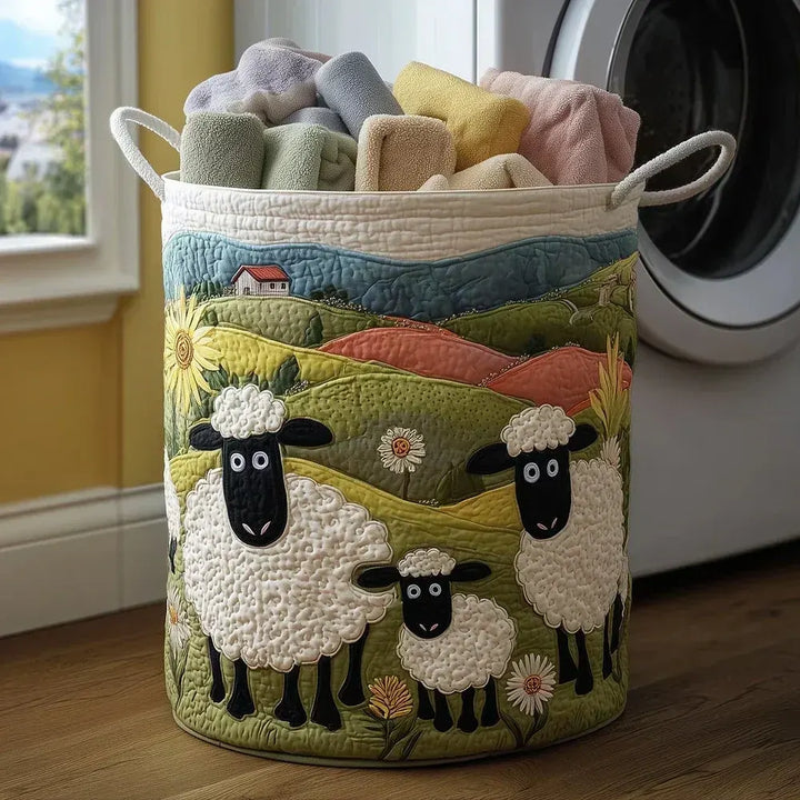 Hand-Quilted Basket lI