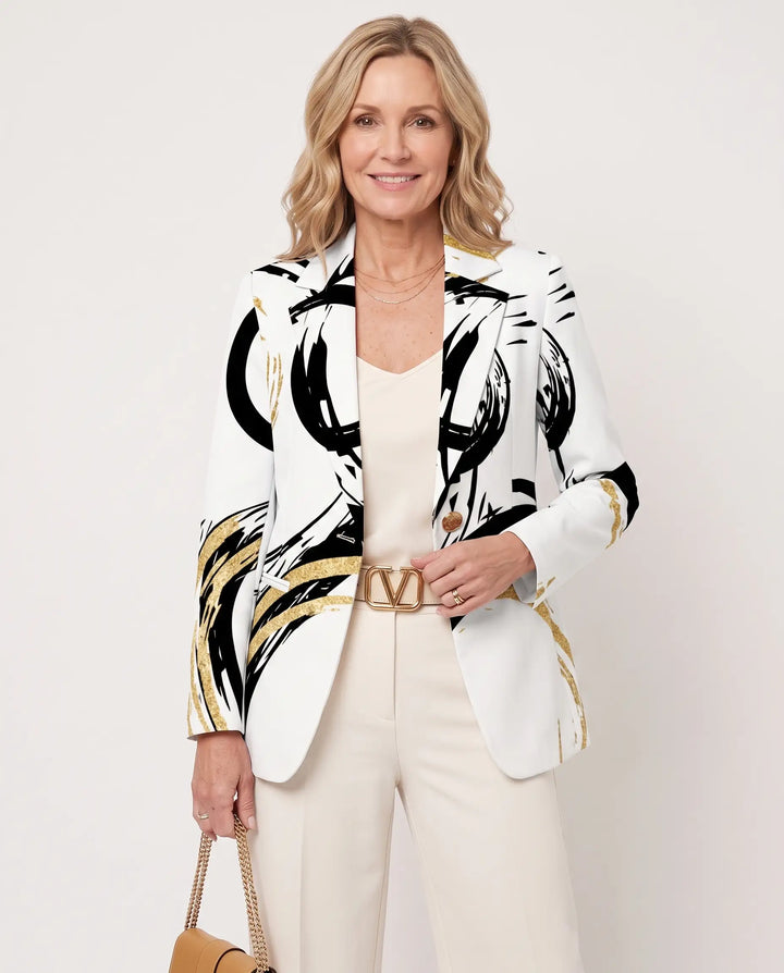 Melodi – Gilded Ink Blazer