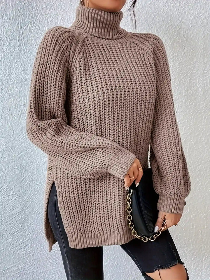 Sienna – Ribbed Turtleneck Sweater