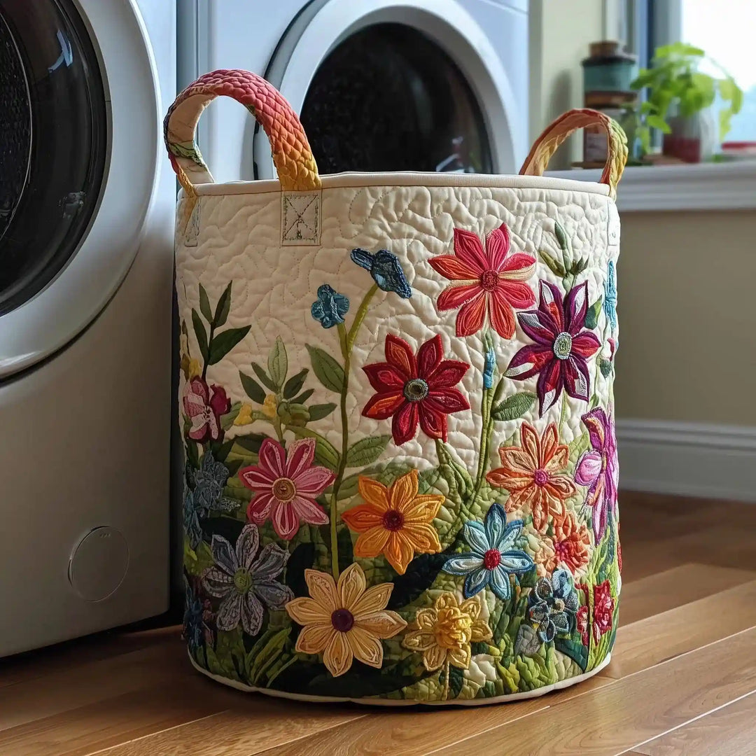 Hand-Quilted Basket lI