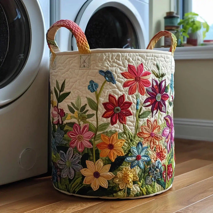 Hand-Quilted Basket lI