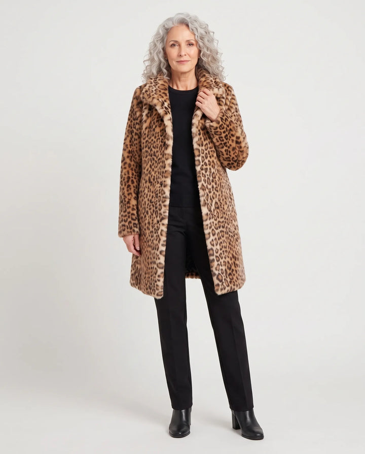 Lysandra™ - Elegant Leopard Coat