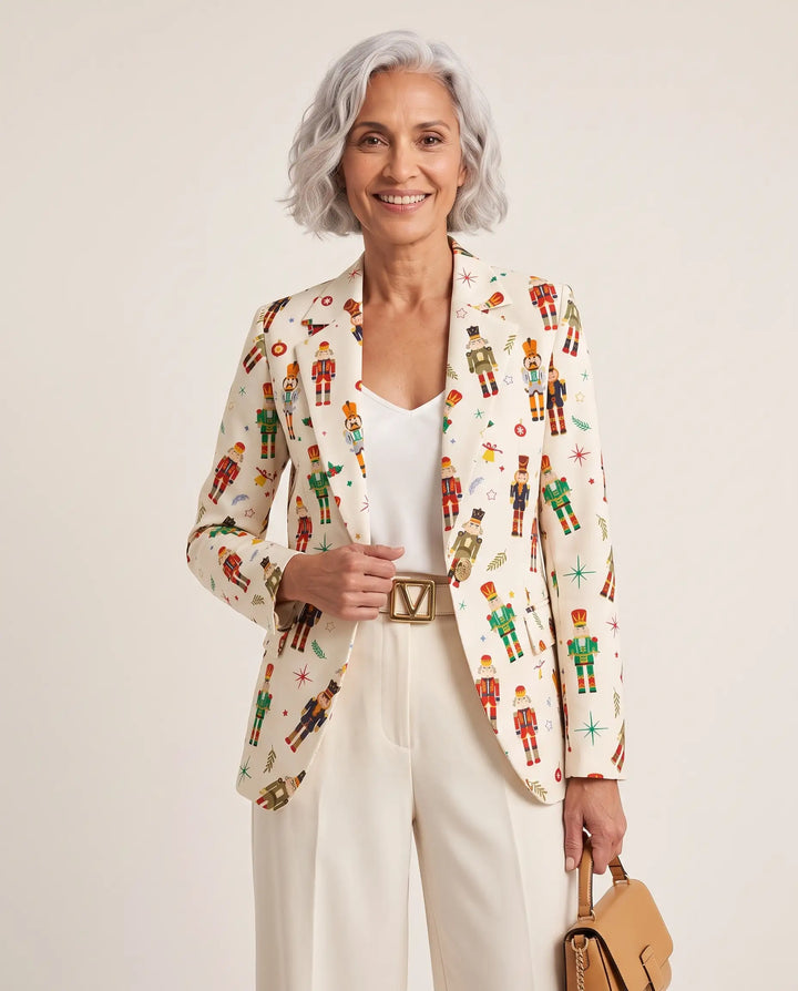 Noelle – Festive Nutcracker Blazer