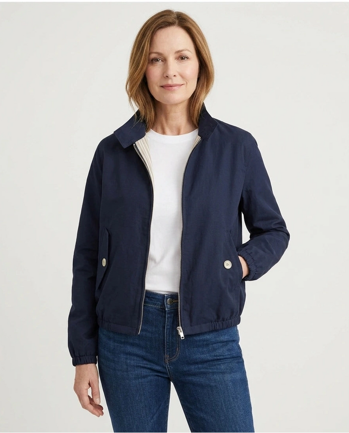 Theodora - Timeless Harrington Zip Jacket