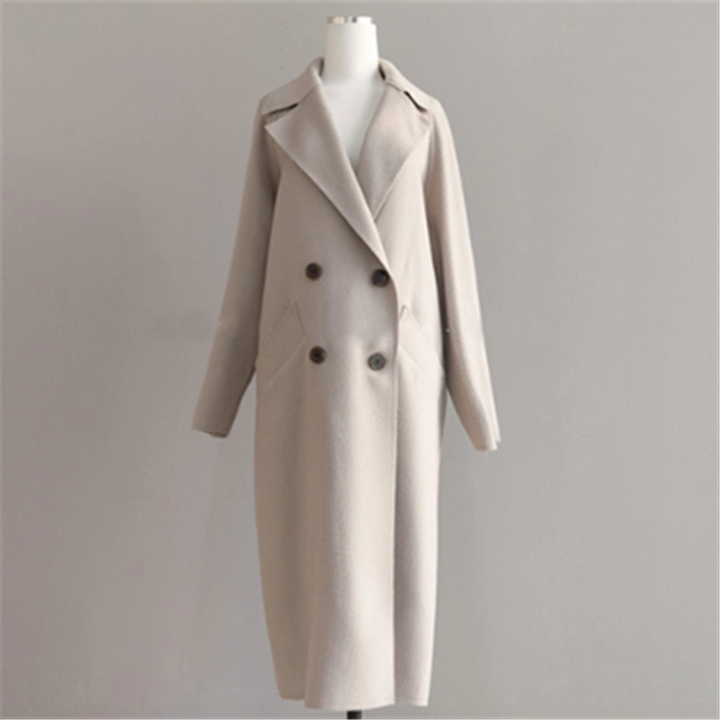 Eleanor – Longline Double-Breasted Coat