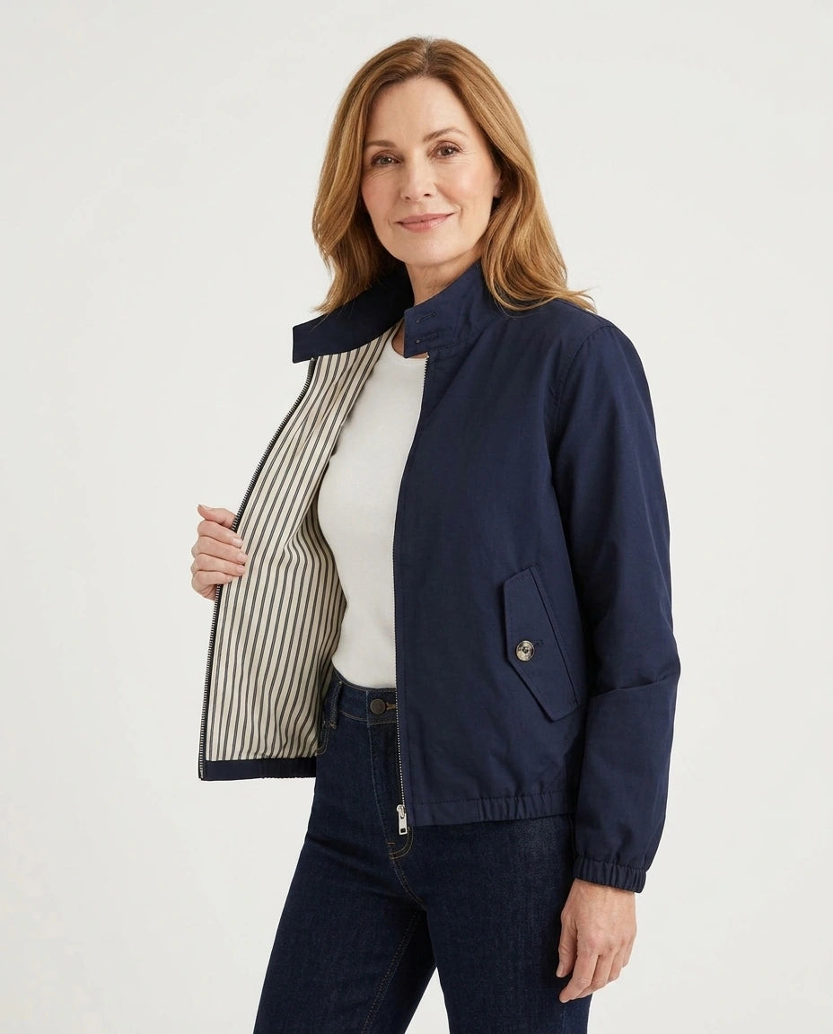 Theodora - Timeless Harrington Zip Jacket