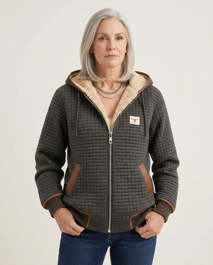 Dakota – Sherpa-Lined Quilted Coat