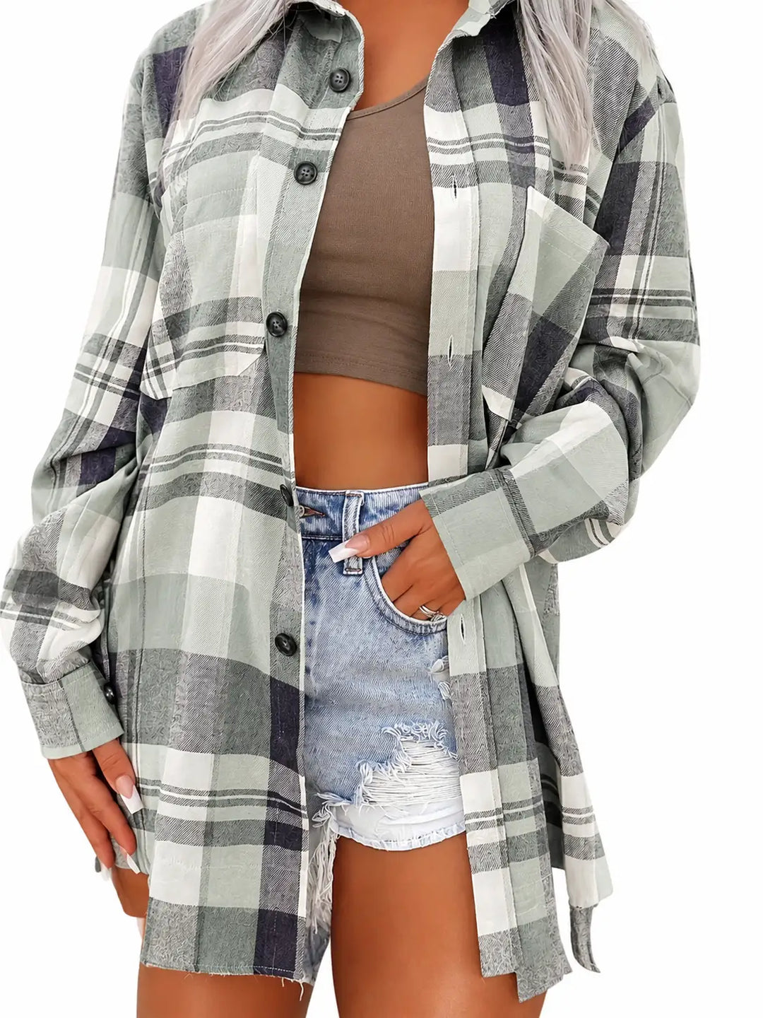 Lyon – Plaid Flannel Shirt Jacket