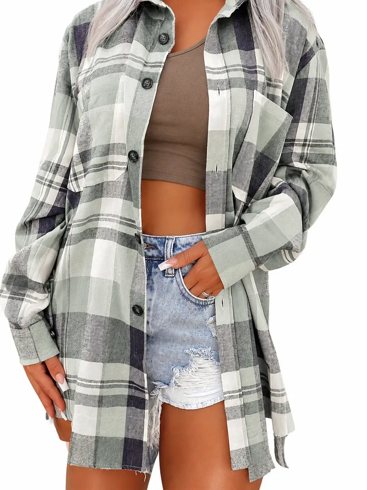 Lyon – Plaid Flannel Shirt Jacket