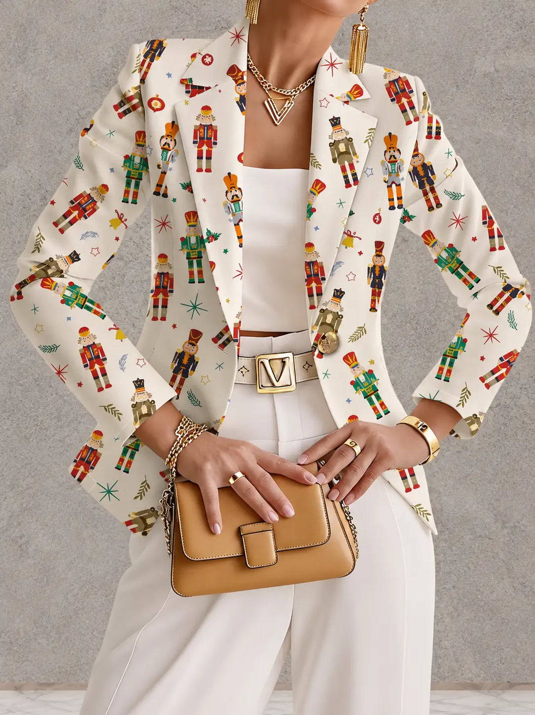 Noelle – Festive Nutcracker Blazer