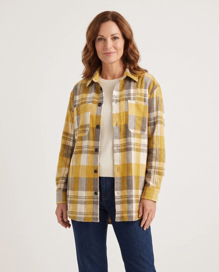 Lyon – Plaid Flannel Shirt Jacket
