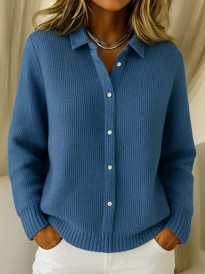 Isla – Cardigan Col Chemise Confortable
