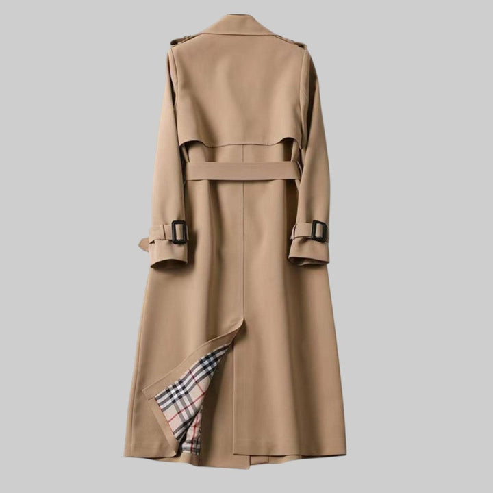 Isabeau – Belted Double-Breasted Trench
