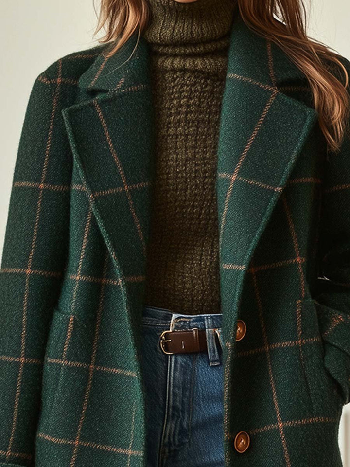 Jennifer - Wool Check Coat