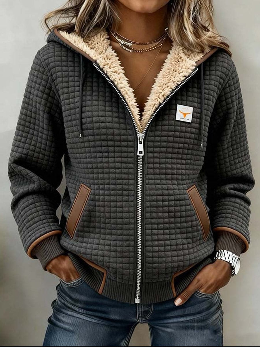 Dakota – Sherpa-Lined Quilted Coat